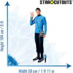 Spock (Star Trek: The Original Series) Official Lifesize + Mini Cardboard Cutout / Standee - Image 3