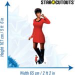 Nyota Uhura (Star Trek: The Original Series) Official Lifesize + Mini Cardboard Cutout / Standee - Image 3