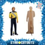 Worf (Star Trek: The Original Series) Official Lifesize + Mini Cardboard Cutout / Standee - Image 2
