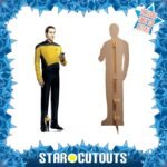 Data (Star Trek: The Next Generation) Official Lifesize + Mini Cardboard Cutout / Standee - Image 2
