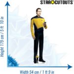 Data (Star Trek: The Next Generation) Official Lifesize + Mini Cardboard Cutout / Standee - Image 3