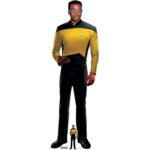 Geordi La Forge (Star Trek: The Next Generation) Official Lifesize + Mini Cardboard Cutout / Standee