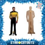 Geordi La Forge (Star Trek: The Next Generation) Official Lifesize + Mini Cardboard Cutout / Standee - Image 2