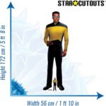 Geordi La Forge (Star Trek: The Next Generation) Official Lifesize + Mini Cardboard Cutout / Standee - Image 3