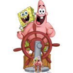 SpongeBob & Patrick Star 'Sailing' (SpongeBob SquarePants) Official Lifesize + Mini Cardboard Cutout / Standee