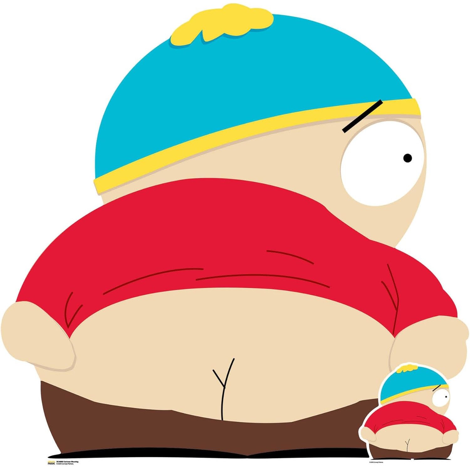 SC4699 Eric Cartman 'Mooning' (South Park) Official Large + Mini Cardboard Cutout Standee Eric Cartman 'Mooning' (South Park) Official Large + Mini Cardboard Cutout / Standee - Image 1