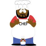 Chef (South Park) Official Lifesize + Mini Cardboard Cutout / Standee