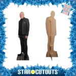 Jean-Luc Picard 'Black Outfit' (Star Trek: Picard) Official Lifesize + Mini Cardboard Cutout / Standee - Image 2