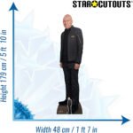 Jean-Luc Picard 'Black Outfit' (Star Trek: Picard) Official Lifesize + Mini Cardboard Cutout / Standee - Image 3