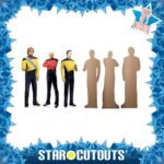 Jean-Luc Picard, Worf & Data (Star Trek: The Next Generation) Official Three Shelf Top Mini Cardboard Cutouts / Standees - Image 2