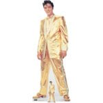 Elvis Presley 'Gold Lamé Suit' Remastered (American Singer) Official Lifesize + Mini Cardboard Cutout / Standee