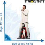 Elvis Presley 'White Suit' 1968 Comeback Special (American Singer) Official Lifesize + Mini Cardboard Cutout / Standee - Image 3