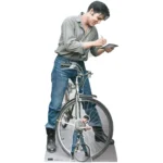 Elvis Presley 'Signing Autograph On Bike' (American Singer) Official Lifesize + Mini Cardboard Cutout / Standee