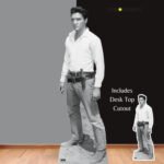 Elvis Presley 'Western Cowboy' Black & White (American Singer) Official Lifesize + Mini Cardboard Cutout / Standee - Image 4