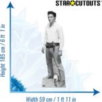 Elvis Presley 'Western Cowboy' Black & White (American Singer) Official Lifesize + Mini Cardboard Cutout / Standee - Image 3