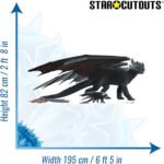 Toothless (How To Train Your Dragon) Official Large + Mini Cardboard Cutout / Standee - Image 3