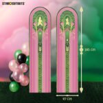 Two Pink & Green Pillars (Wicked) Official Double Backdrop Cardboard Cutouts / Standees - Image 5