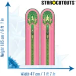 Two Pink & Green Pillars (Wicked) Official Double Backdrop Cardboard Cutouts / Standees - Image 3