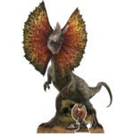 Dilophosaurus Dinosaur (Jurassic World: Rebirth) Official Large + Mini Cardboard Cutout / Standee