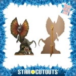 Dilophosaurus Dinosaur (Jurassic World: Rebirth) Official Large + Mini Cardboard Cutout / Standee - Image 2