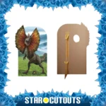 Dilophosaurus Dinosaur (Jurassic World: Rebirth) Official Child Size Stand-In Cardboard Cutout / Standee - Image 2