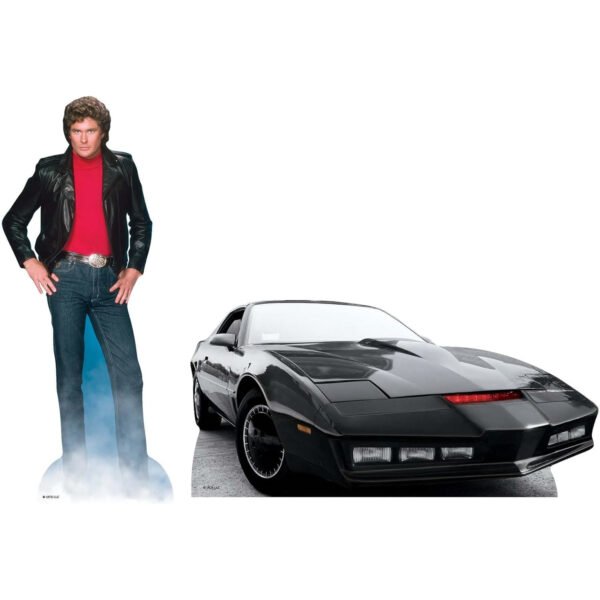 Michael Knight & KITT (Knight Rider) Official Two Shelf Top Mini Cardboard Cutouts / Standees