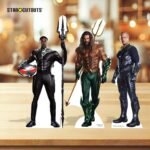 Aquaman, Black Manta & King Orm (Aquaman and the Lost Kingdom) Official Three Shelf Top Mini Cardboard Cutouts / Standees - Image 4