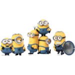 Minions Official Three Shelf Top Mini Cardboard Cutouts / Standees