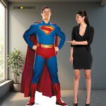 Superman 'Hero Pose' David Corenswet (Superman 2025) Official Lifesize + Mini Cardboard Cutout / Standee - Image 4
