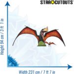 Quetzalcoatlus Dinosaur (Jurassic World: Rebirth) Official Large + Mini Cardboard Cutout / Standee - Image 3