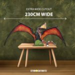 Quetzalcoatlus Dinosaur (Jurassic World: Rebirth) Official Large + Mini Cardboard Cutout / Standee - Image 4