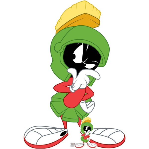Marvin The Martian 'Hmm Pose' (Looney Tunes) Official Large + Mini Cardboard Cutout / Standee