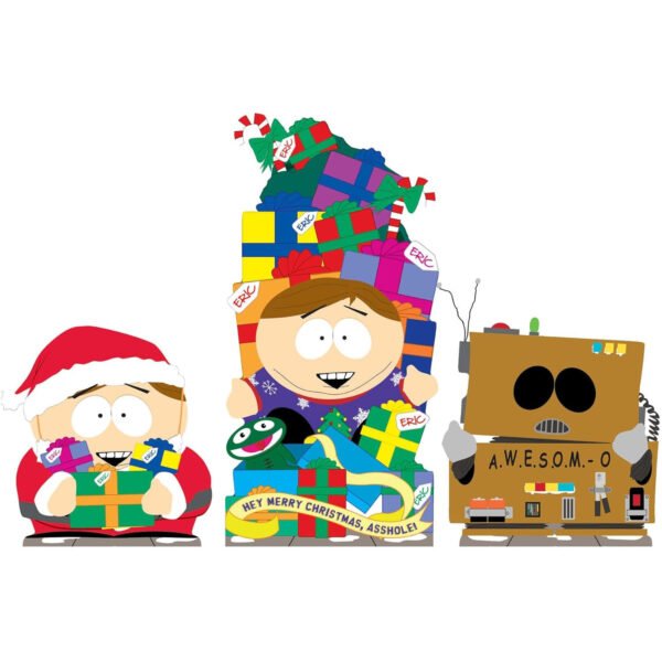 Cartman 'Christmas' (South Park) Official Three Shelf Top Mini Cardboard Cutouts / Standees