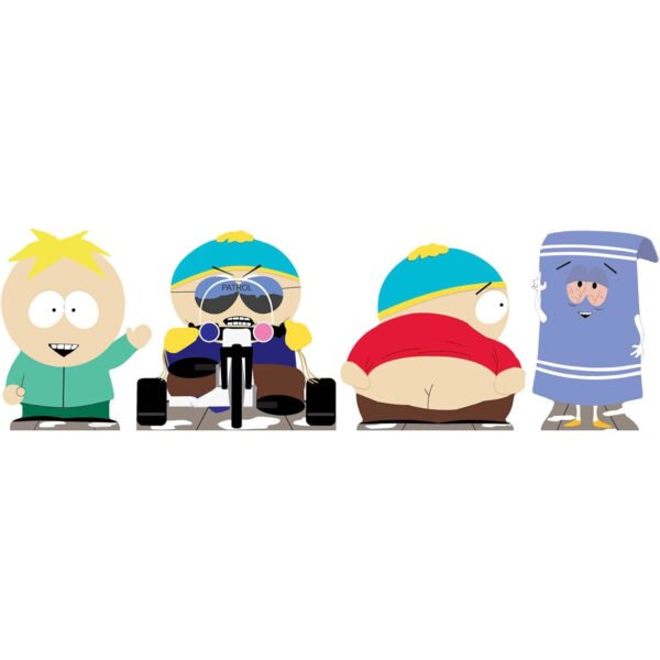 Cartman, Butters & Towelie (South Park) Official Four Shelf Top Mini Cardboard Cutouts / Standees