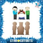 Randy, Chef & Mr Garrison (South Park) Official Three Shelf Top Mini Cardboard Cutouts / Standees - Image 2