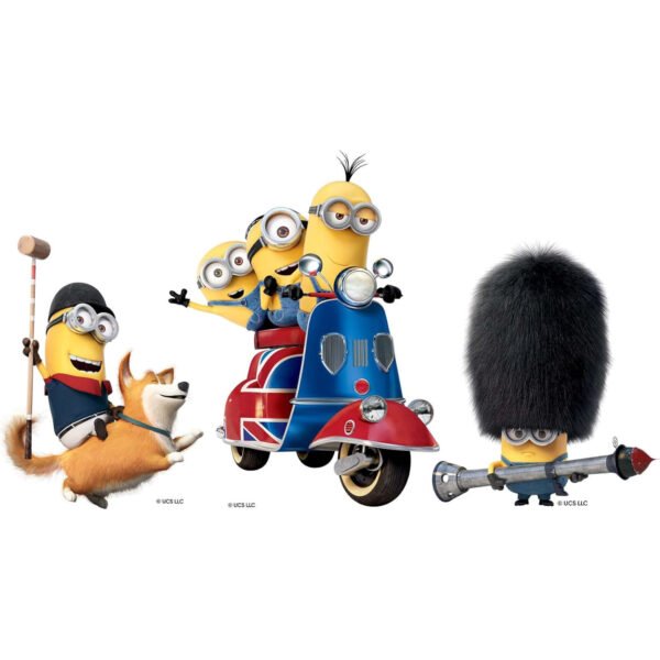 Minions 'British Invasion' Official Three Shelf Top Mini Cardboard Cutouts / Standees
