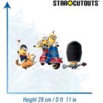 Minions 'British Invasion' Official Three Shelf Top Mini Cardboard Cutouts / Standees - Image 3
