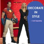 Peacemaker with Sonic Boom Helmet 'John Cena' (Peacemaker) Official Lifesize + Mini Cardboard Cutout / Standee - Image 5