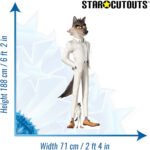 Mr. Wolf (The Bad Guys 2) Official Lifesize + Mini Cardboard Cutout / Standee - Image 3