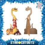 Mr. Snake & Ms. Tarantula (The Bad Guys 2) Official Lifesize + Mini Cardboard Cutout / Standee - Image 2