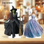 Glinda & Elphaba (Wicked) Official Two Shelf Top Mini Cardboard Cutouts / Standees - Image 4