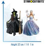 Glinda & Elphaba (Wicked) Official Two Shelf Top Mini Cardboard Cutouts / Standees - Image 3