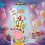 SpongeBob & Friends 'Group Stack' (SpongeBob SquarePants) Official Lifesize + Mini Cardboard Cutout / Standee - Image 4