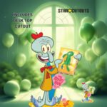 Squidward (SpongeBob SquarePants) Official Lifesize + Mini Cardboard Cutout / Standee - Image 4