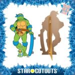 Leonardo (Teenage Mutant Ninja Turtles) Official Lifesize + Mini Cardboard Cutout / Standee - Image 2