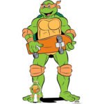 Michelangelo (Teenage Mutant Ninja Turtles) Official Lifesize + Mini Cardboard Cutout / Standee