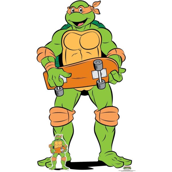 Michelangelo (Teenage Mutant Ninja Turtles) Official Lifesize + Mini Cardboard Cutout / Standee