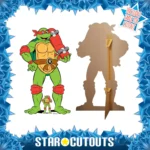 Raphael (Teenage Mutant Ninja Turtles) Official Lifesize + Mini Cardboard Cutout / Standee - Image 2
