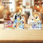 Bluey & Family (Bluey) Official Three Shelf Top Mini Cardboard Cutouts / Standees - Image 4