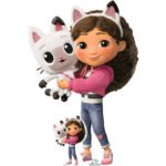 Gabby & Pandy Paws (Gabby's Dollhouse) Official Small + Mini Cardboard Cutout / Standee